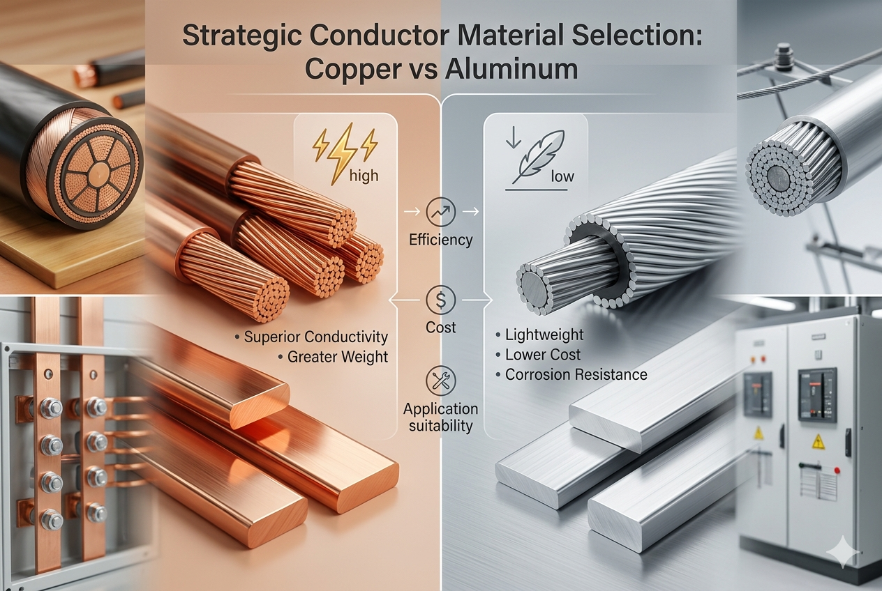 Strategic Conductor Material Selection Copper vs Aluminum